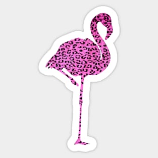 Pink Leopard Spots Sticker